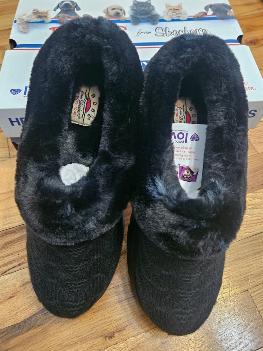 Skechers Women's BOBS Keepsakes Lite Warm Greetings Slippers - Picture 3 of 4